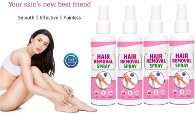 tanvi27 Hand, Leg & Under Arm, Painless Hair Removal Spray Spray(400 g, Set of 4)