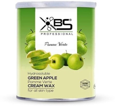 xbs professional Hydrosolube Wax Cream | Smooth and Silky Results | All Skin Types (Green Apple) Wax(800 g)