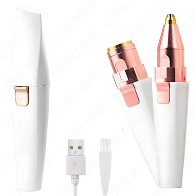 Loyalmart Compact Recharrgeable Razor for Women – 2-in-1 Facial & Body Shaver Strips(120 g)