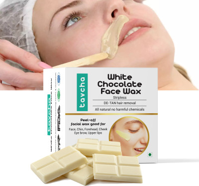 tavcha Chocolate Face Wax Pack FREE Spatula | Waxing at-home Wax(80 g)
