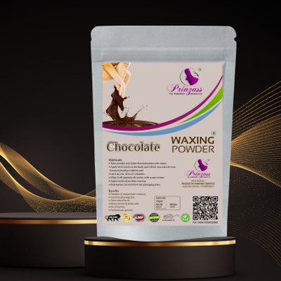 prinzass cosmetics Prinzass SmoothGlow Chocolate Wax Powder – Instant Hair Removal with Cocoa Care Powder(100 g)