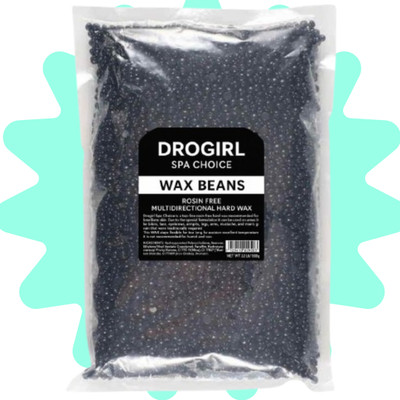 Drogirl (1KG) (1000g) Honey Wax Beans Hard Wax Beads for Hair Removal Face & Bikini C08 Wax(1000 g)
