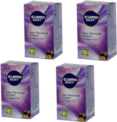 COSMO Silky passion fruit hair removel Cream pack 4 Cream(160 g, Set of 4)