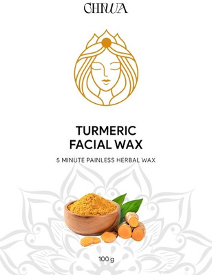 CHIWA Turmeric Facial Wax 5-Min Perfect Hair Removal Powder(100 g)