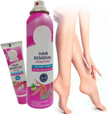 Latixmat Hair Removal Cream Spray With Hair Remover Cream Spray(180 ml)