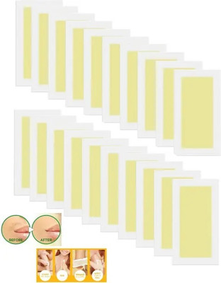 CATERINACHIARA new yellow facial wax strip safe and painless for both men and women Strips Strips(20 Strips)