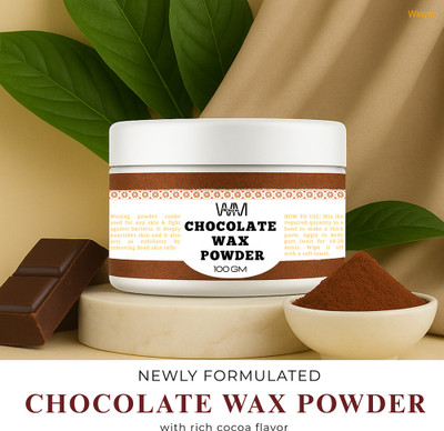 Winym Chocolate Flavour Herbal Body Wax Powder Herbal Glow Hair Removal for Women Powder(100 g)