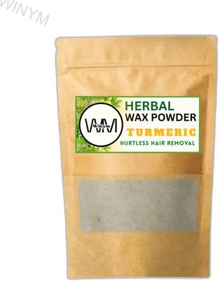 Winym Herbal Brown Wax Powder | Herbal Wax for Daily Use Powder(100 g)