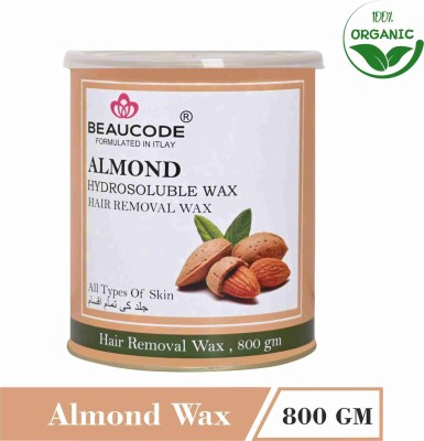 Beaucode Professional Ricaa Almond Wax Hydrosoluble Wax 800gm Wax(800 g)