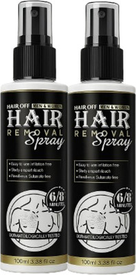 Velvet Vanity Hair Removal Cream Ontario Intimate pk-2 Spray(200 ml, Set of 2)