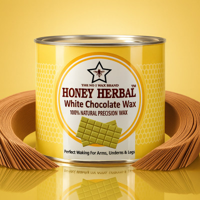 HONEY HERBAL Best Quality White Chocolate Wax Wax(598 g)