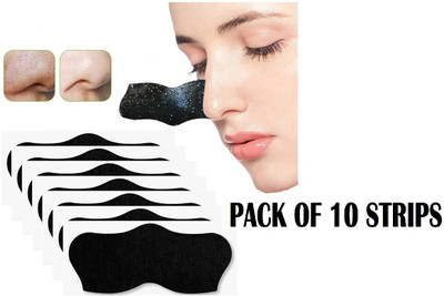 Neycare PERFECT NEW CHARCOAL NOSE STRIPS LONG LASTING LOOK PACK OF 10 Strips(10 g)