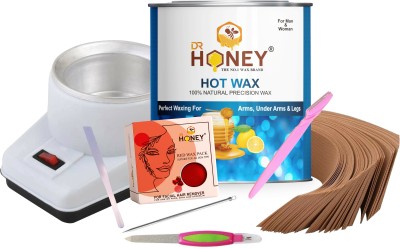 DR.HONEY hot wax 600g heater strip knaif nail shaper and Blackhead Remover Needle Wax(600.2 g)