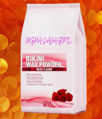 HGHASAYAGIRL Bikini Wax Powder Rose Flavor For Easily Hair Removel For Women 100 Gm 65 Powder(100 g)