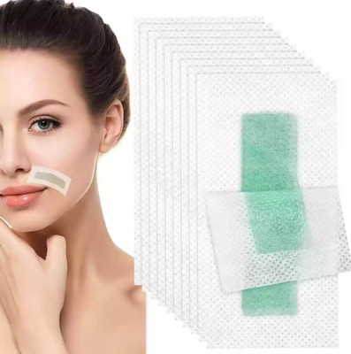 GULGLOW99 Green Hair Removal Wax Sticks,Face Waxing Strips for Women, Strips(20 g, Set of 20)