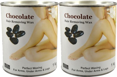 Herbdiva Chocolate Cream Hair Removal Wax 1000gm Pack Of 2| Silky Smooth Skin Wax(2000 g, Set of 2)