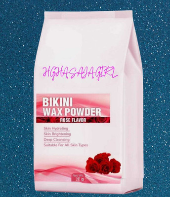 HGHASAYAGIRL Bikini Wax Powder Rose Flavor For Easily Hair Removel For Women 100 Gm 64 Powder(100 g)