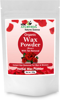 VEDICAYURVEDA Discover Silky Smooth Skin Range of Herbal Hair Removal Wax Powders Powder(100 g)