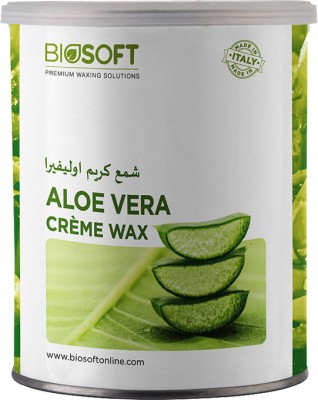 Biosoft Liposoluble Cream Wax - Aloe Vera (Tin) Wax Wax(800 ml)