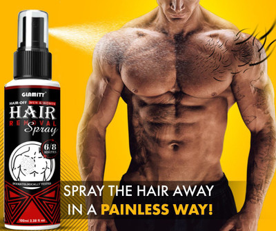 NewClick Hair Removal Cream Spray for Men Chest, Back, Legs, Under Arms Spray Spray Spray(100 ml)