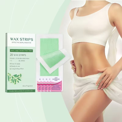 AFARAXIA Painless Root Removal for Face, Bikini, Underarms, Legs Strips Strips(10 Strips)