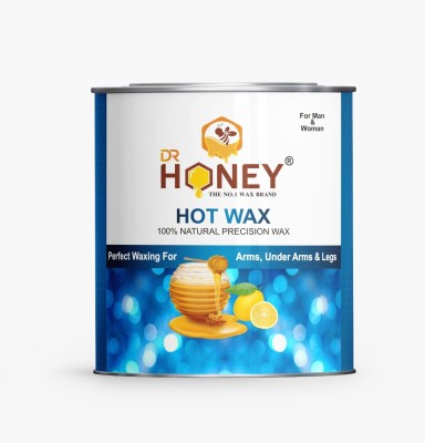 DR.HONEY Hair removal wax Hot 600 gm and black makeup brushes Wax(600.4 g)