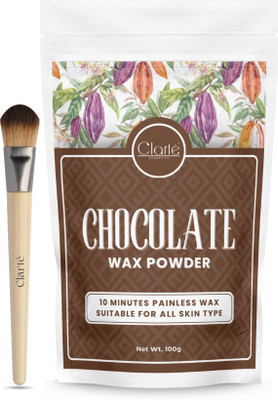 Clarté Chocolate Hair Removal Powder For Men & Women | Rich In Flavor | All Skin Types Powder(100 g)