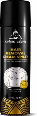 urbangabru Hair Removal Cream Spray for Men | Painless Body Hair Removal Spray(130 ml)