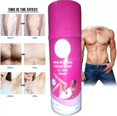 GABBU Best Hair Removal Spray Cream - 180ml | For Chest, Legs, Arms & UnderArm Spray Spray(180 g)