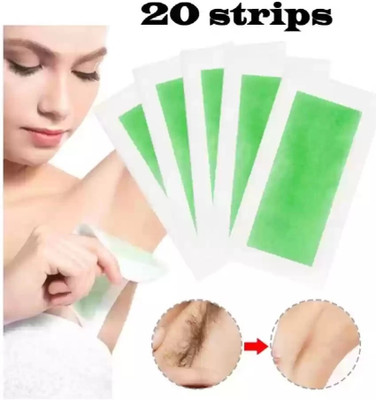 MYEONG Face Wax Strips Hair Removal Waxing Strips for Caring Face Eyebrow Upper Lip Strips(10 g)