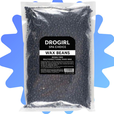 Drogirl (1KG) (1000g) Honey Wax Beans Hard Wax Beads for Hair Removal Face & Bikini C20 Wax(1000 g)