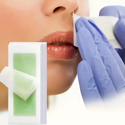 AFARAXIA Facial Wax Strips for Girl's and Woman's Strips Strips(20 Strips)