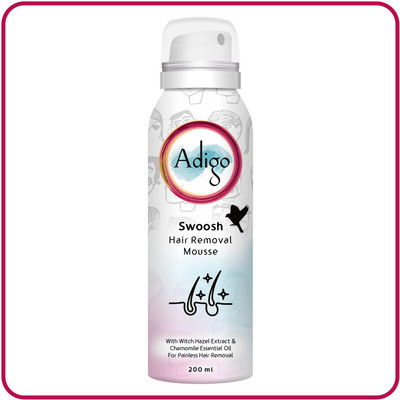 Adigo Swoosh Hair Removal Mousse Spray  (200 G) For Rs. 229 @ 54 %
