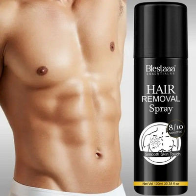 blestaaa essentialss Hair Removal Cream Spray for A Mens Hand, Leg & Under Arm, Painless Spray.. Spray(100 ml)