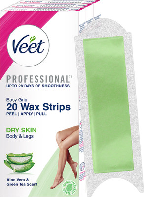 Veet Professional Waxing Kit for Dry Skin Strips(60 Strips, Set of 3)