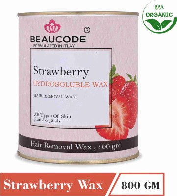 Beaucode Professional Ricaa Strawberry Wax Hydrosoluble Wax 800gm Wax(800 g)