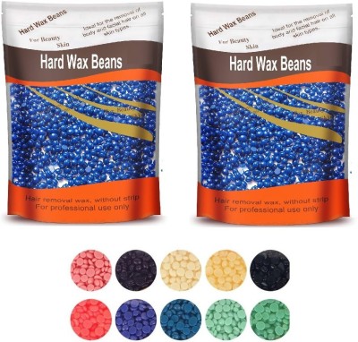 NADJA Hard Hair Body Wax Beans (Combo Pack ) (RANDOM COLOUR) Wax(200 g, Set of 2)