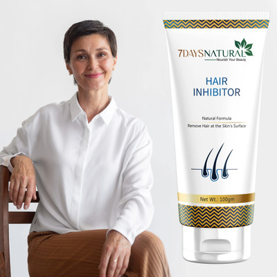7days natural Hair Inhibitor Permanent Hair Removal Cream for Face & Body unwanted hairs Cream(100 g)
