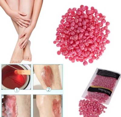 Latixmat Painless Hair Removal Hard Body Wax Beans for Face, Arms, Legs & Body Wax(100 g)