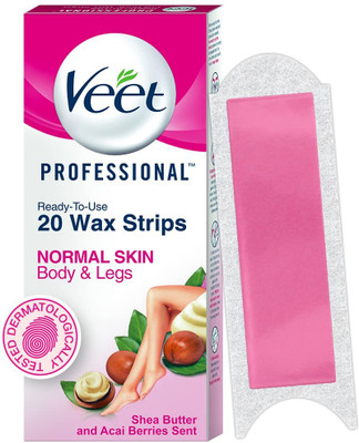 Veet Professional Waxing Kit for Sensitive Skin Strips Strips(20 g)