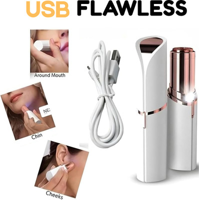 UBRONIK Electric Face Shaver Lipstick Type Wax-Free Device Strips(1 Strips)