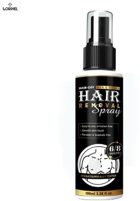 LORSHEL Hair Remover For Women | herbal ingredients for safe use, no razor burns or c... Spray(100 ml)