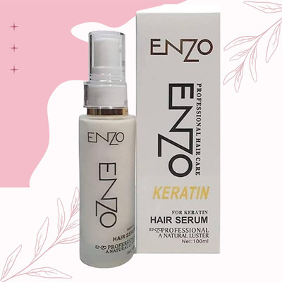 ENVISHA Professional Keratin Serum 100ml – Original Shiny & Glossy Formula(100 ml)