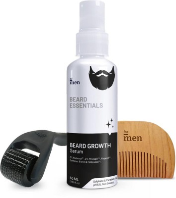 Formen Advanced Beard Growth Kit | Beard Growth Serum , Derma Roller & Beard Comb(200 g)