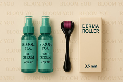 BLOOM YOU Hair Lift & Repair Kit 200ml + Derma Roller(3 Items in the set)