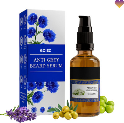 GOIEZ Anti Grey Beard Oil For Men For Strong And Smooth Beard(30 ml)