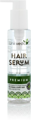 UNIKVEDA Hair Serum For Nourishing Smooth Shiny Soft Glossy Strong Damage Frizz Free Hair(100 ml)