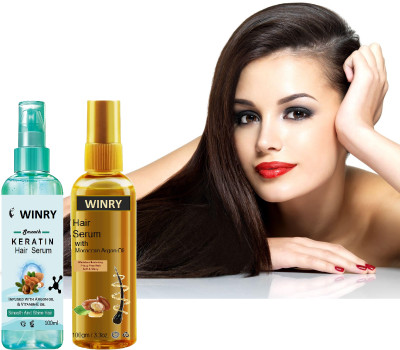 winry Keratin Hair Serum For Smoothing With Argan Oil(200 ml)