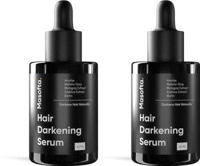 Masofta Anti Grey Hair Darkening Serum | Arcolys & Melano Gray | Darkens Hair Naturally(60 ml)