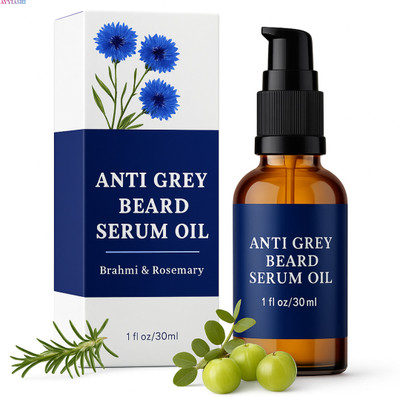 AYYIASHI Natural Anti Grey Beard Serum Protect Beard Maintain Strength(30 ml)